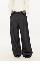 Pleated Houndstooth Dress Pants