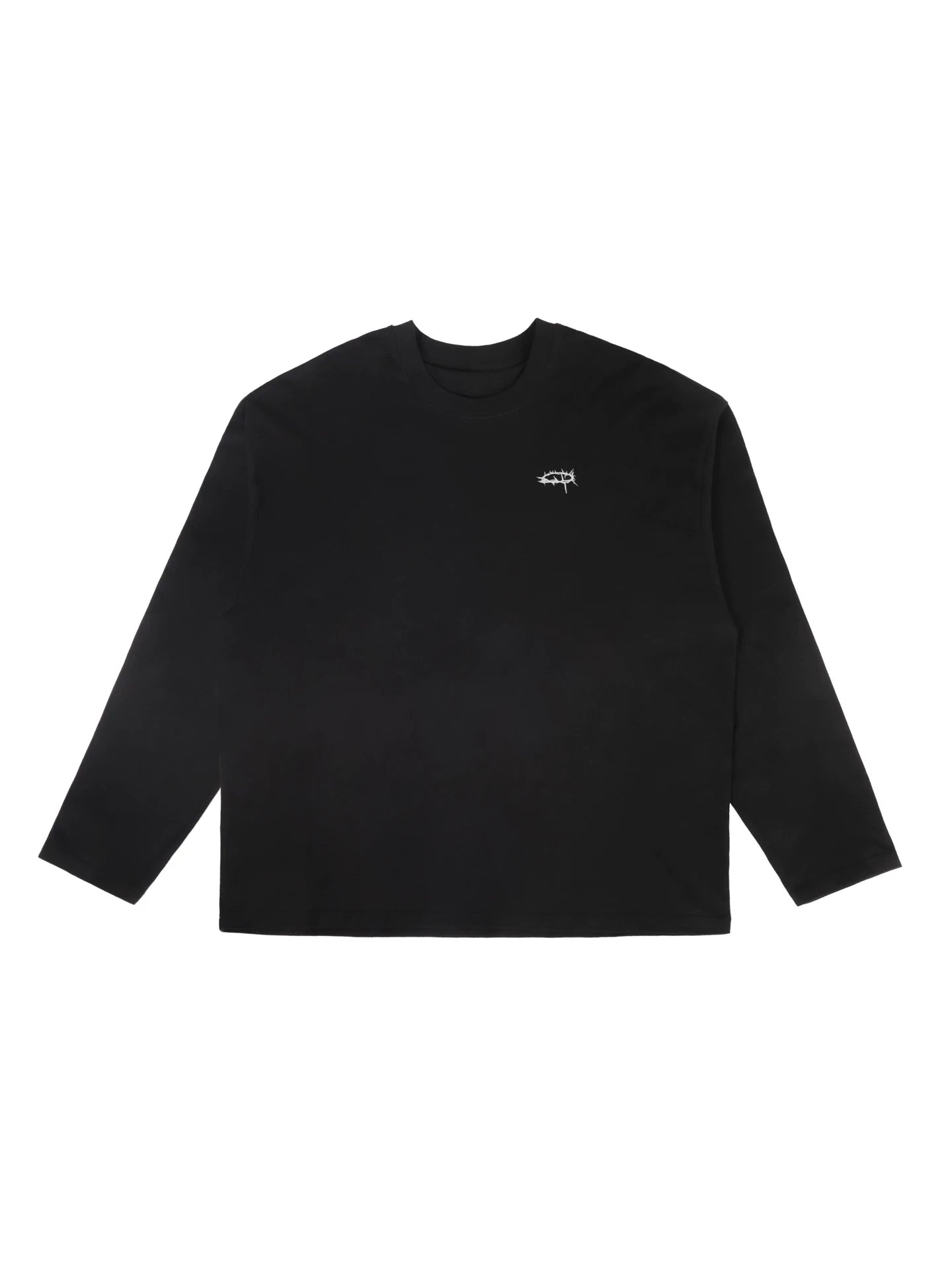 Thorn Logo Black Long Sleeve Tee