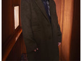 British Style Loose Long Wool Coat