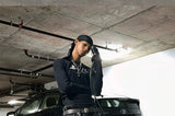 Studded Pleated Raw Lumberjack Denim Jeans