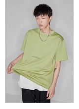 Double-sided Color-block Printed Pima Cotton Tee