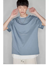 Double-sided Color-block Printed Pima Cotton Tee
