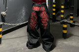 Reversible Dragon Embroidery Denim Jeans