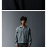Two Tone Split Collar Polo Tees