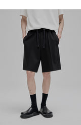 Tie Waist Straight Leg Knit Pants