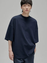 Vintage Ribbed Half Sleeve Tees