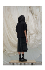Intertwined Decorative Detachable Oversized Hood