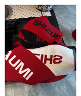 Color Block Letter Scarf