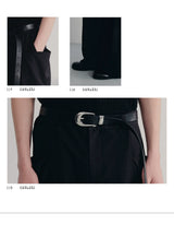 Straight Leg Side Pocket Dress Trousers