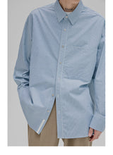Striped Paneled Pocket Shirt