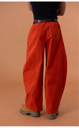 Men's Y2K Green Orange Cargo Pants