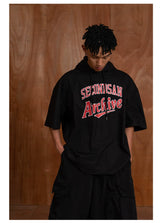 Men's Black White Graphic Vintage Hoodies