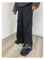 Loose Flare Fleece Pants