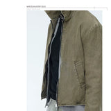 Two-Tone Short Vintage Jacket