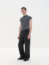 Lightweight Ribbed Short Sleeves