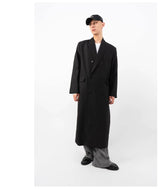 Men's Oversized Two-tone Windproof Trench Coat