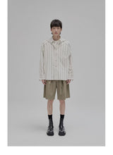 Blue White Striped Pocket Shirt
