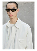Triangle Pocket Shirt with Hidden Placket