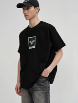 Printed 300G Long-Staple Cotton Short-Sleeve Tee