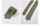 8cm Wide Preserved Flower Print Tie