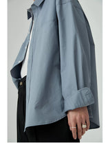 Split Pocket Basic Cotton Shirt