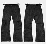 Dark Wash Distressed Stretch Denim Jeans