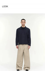 Collared Polo with Magnetic Closure