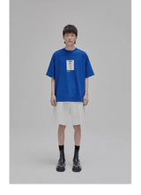 Floral Silhouette Print Short Sleeve Tee