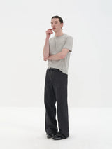 Chest Pocket Silk Cotton Tees