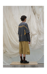 Deconstructed Patchwork Two-in-One T-Shirt