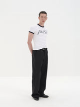 Printed Color Block Push Ringer Tees