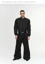 Black Khaki Camo MA1 Bomber Jacket