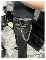 Men's Silver Triple Spiral Pants Chain