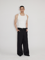 Stretchy Fitted U-Neck Tank Tops