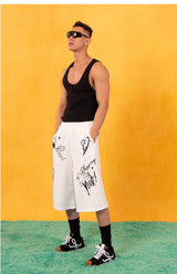 Men's Cleanfit Black Ribbed Gym Tank