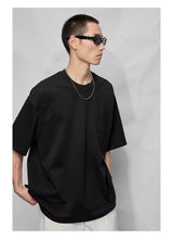Double Pocket Split Hem Loose Tee