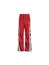 Skeleton Patchwork Color Block Distressed Sweatpants