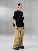 Oversized Heavyweight Printed Embroidered Tee