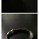 Adjustable Irregular Debossed Mirror Bracelet