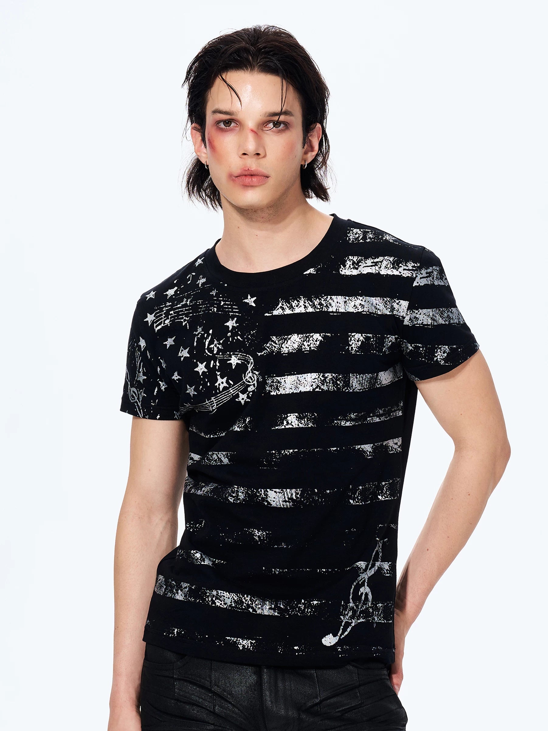 Men's Star Print Street Tee