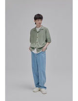 Lightweight Tapered Jeans