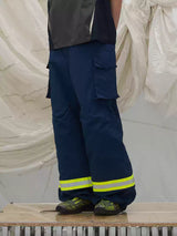 Reflective Multi-Pocket Nylon Cargo Pants