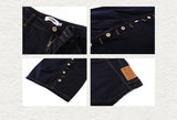 Men's Curved Wide Leg Denim Pants