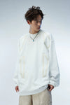 Long Sleeve Unisex Litchi Patch Tee