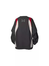 Colorblock Mesh Nylon Outdoor Long Sleeve