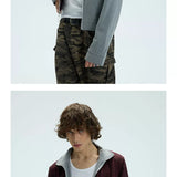 Reversible Plaid Embroidered Zip-front Fleece Jacket