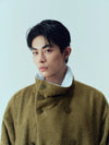 Furry Collar Pajama Style Long Coat