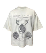 Shakespeare Poetry Heavyweight White Cotton Tee