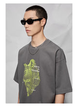 Oversized Graphic Print Tee