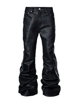 Raw Silver Double Zip Bootcut Jeans